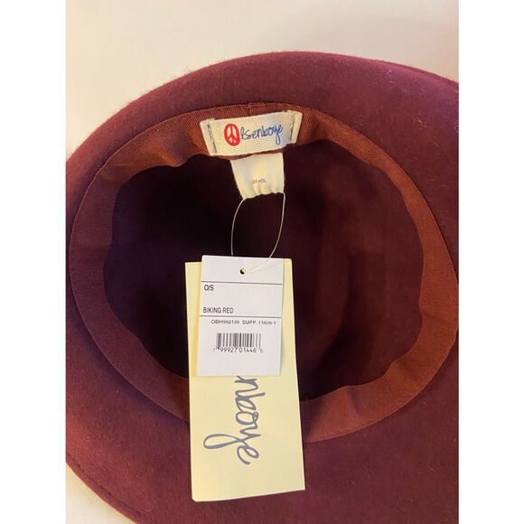 Biking Red 100 WoolOlsenboye Hat new - Picture 3 of 6